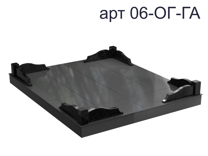 Ограда из гранита 06-ОГ-ГА