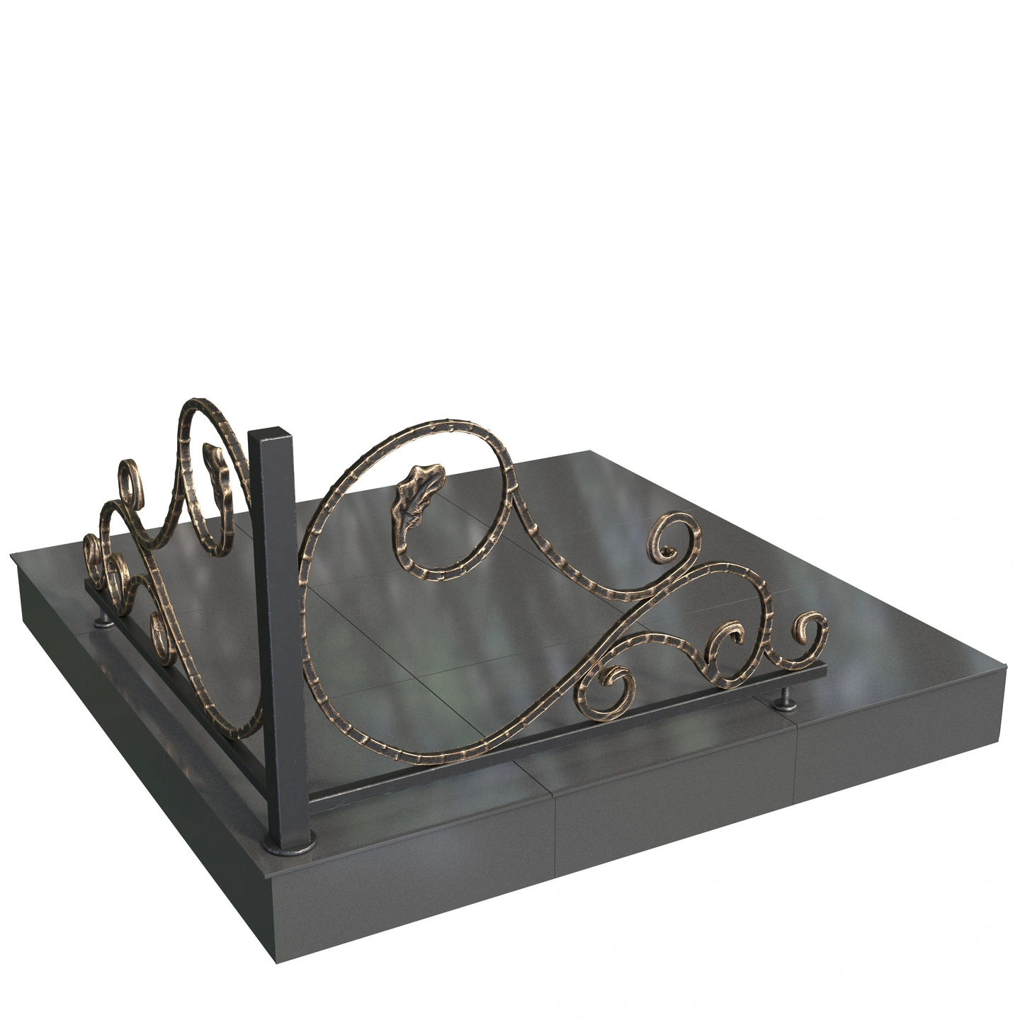 Кованая ограда 13